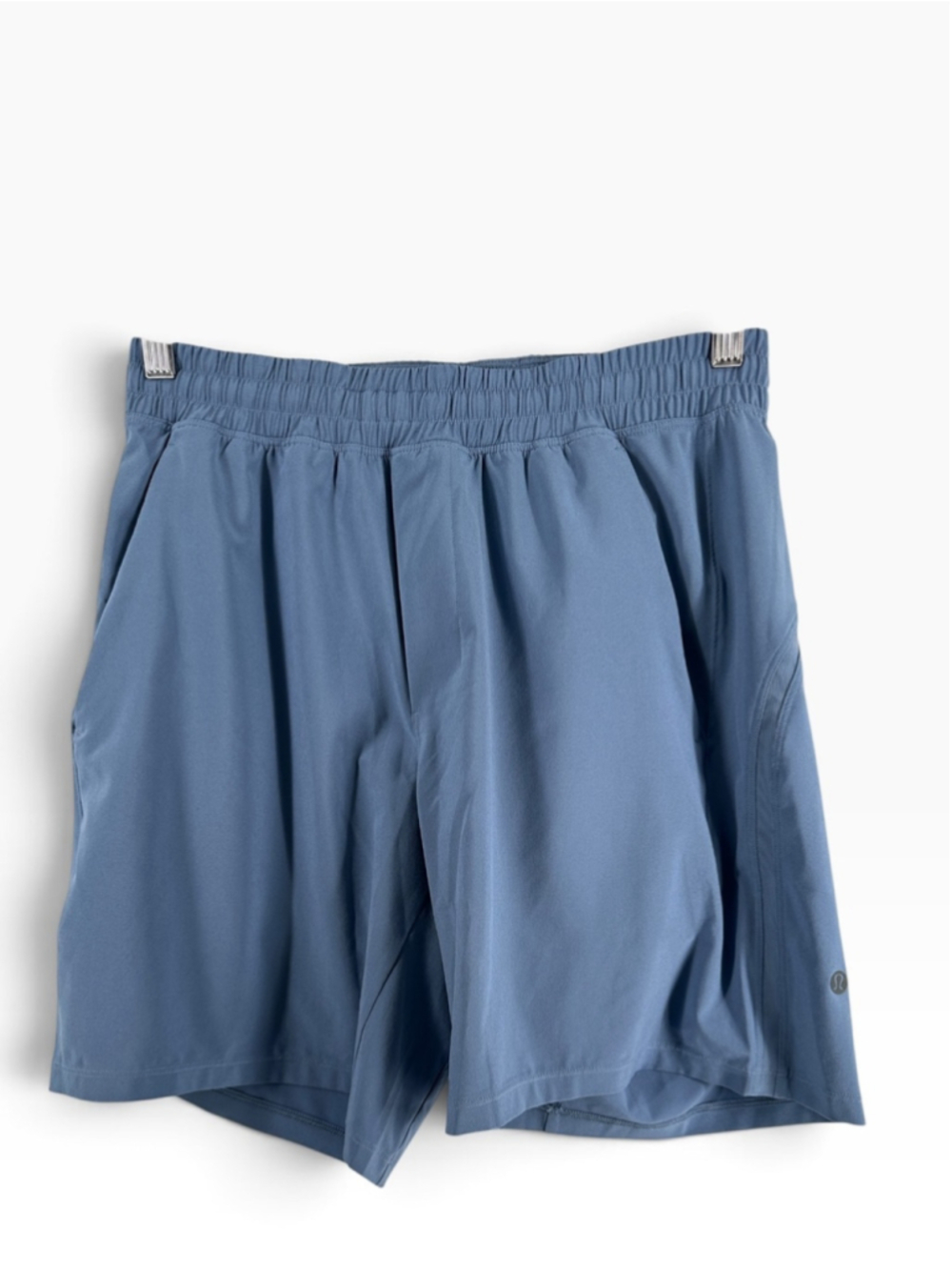 Lululemon Pace Breaker Linerless Short 7" blue workout gym sz Sm